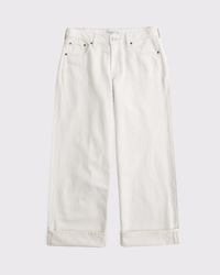 Curve Love Low Rise Ultra Loose Cuffed Hem Jean