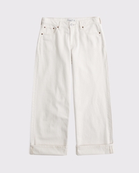 Low Rise Ultra Loose Cuffed Hem Jean