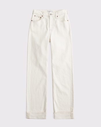 High Rise 90s Relaxed Cuffed Hem Jean