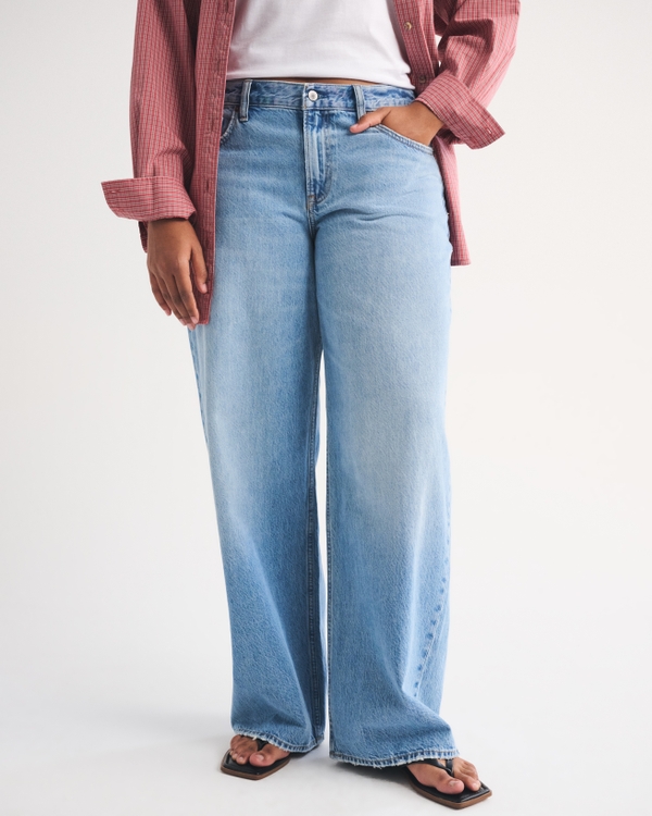 Curve Love Low Rise Ultra Loose Jean, Medium view 2