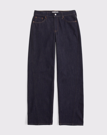ABERCROMBIE & FITCH Women's Low Rise Ultra Loose Jean | Women's New Arrivals | Abercrombie.com