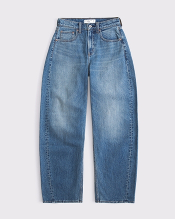 Curve Love High Rise Barrel Jean