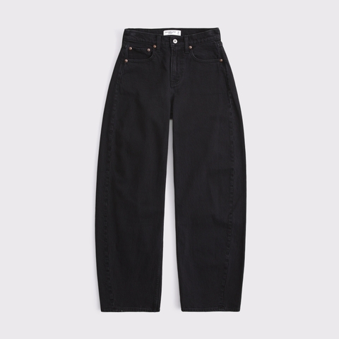 Женские джинсы Abercrombie & Fitch High Rise Barrel Jean