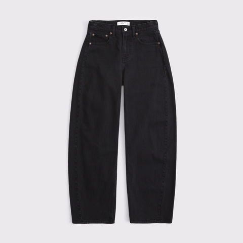 Женские джинсы Abercrombie & Fitch Curve Love High Rise Barrel Jean
