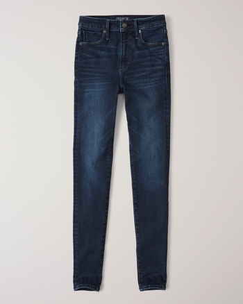 3-jeans-superajustados-de-tiro-alto-hollister - TendencyBook