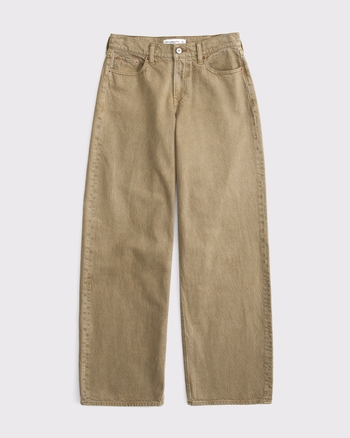 Low Rise Ultra Loose Brown Jean