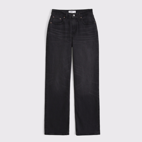 Женские джинсы Abercrombie & Fitch Curve Love High Rise 90s Relaxed Jean