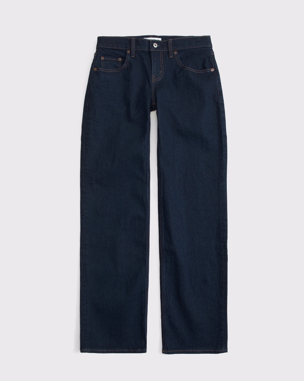 Curve Love Low Rise Relaxed Jean, Rinse view 1