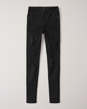 abercrombie high rise super skinny jeans