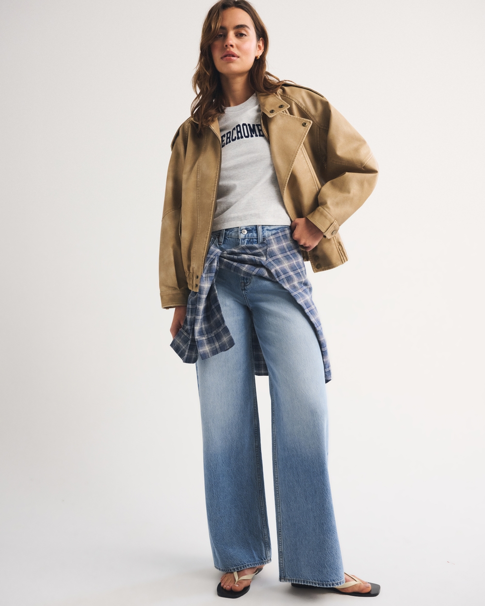 High Rise Wide Leg Jean