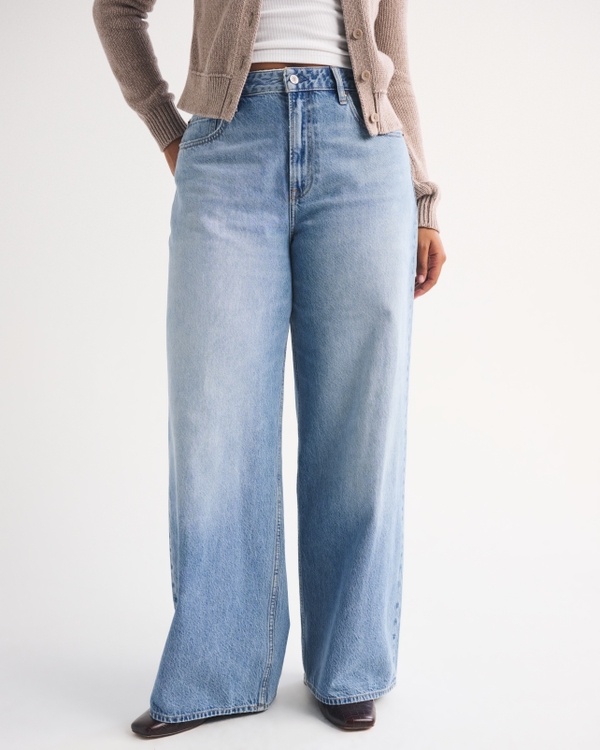 Curve Love High Rise Wide Leg Jean, Medium view 2