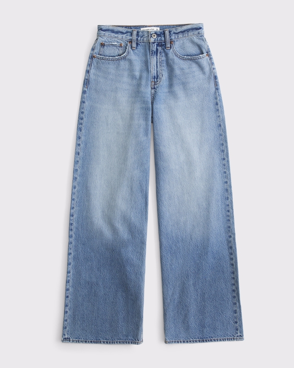 Curve Love High Rise Wide Leg Jean, Medio view 1