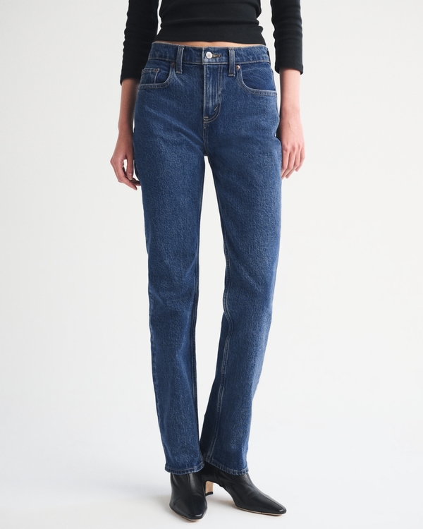 High Rise 90s Straight Jean, Medium view 2
