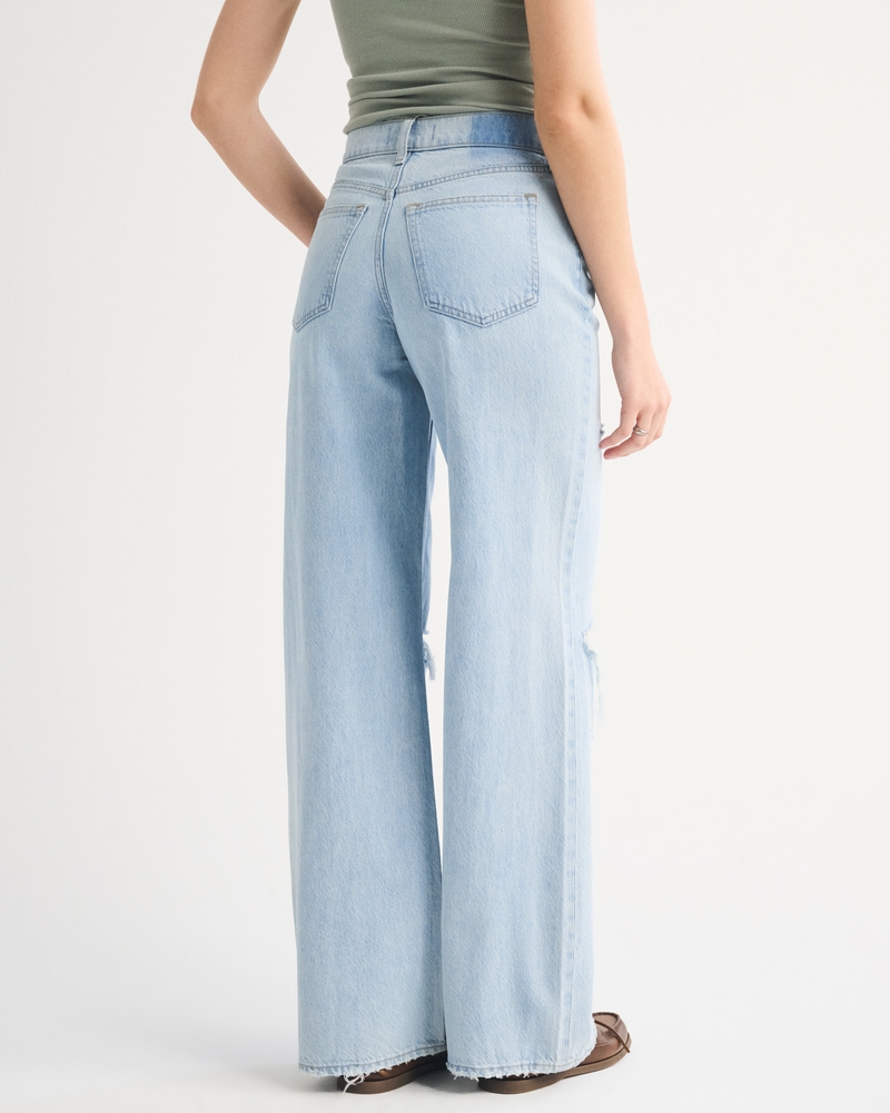 High Rise Wide Leg Fish Embroidered Jean - thumbnail 9