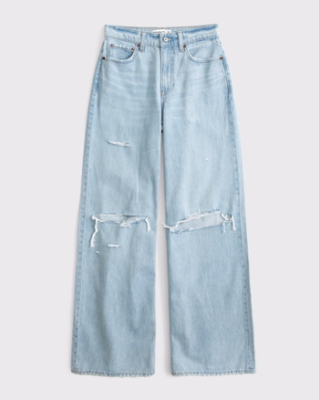 High Rise Wide Leg Jean from Abercrombie & Fitch - $100