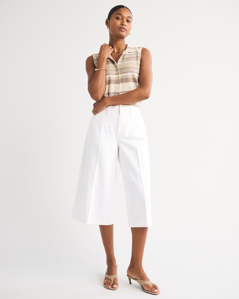 Curve Love High Rise Culotte Jean - thumbnail 2