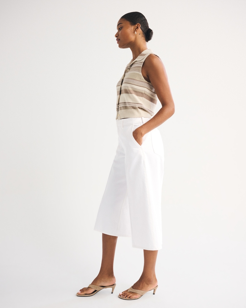 Curve Love High Rise Culotte Jean - thumbnail 4