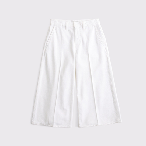 Женские джинсы Abercrombie & Fitch Curve Love High Rise Culotte Jean