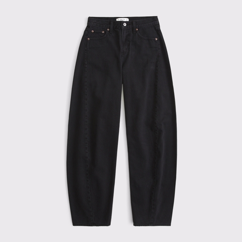 Женские джинсы Abercrombie & Fitch Curve Love High Rise Ultra Barrel Jean