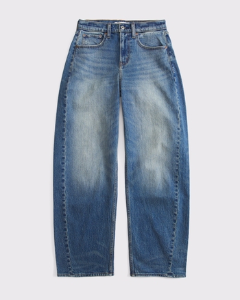 Curve Love High Rise Barrel Jean