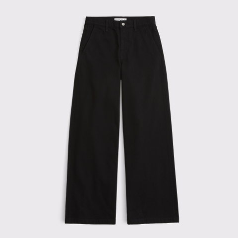 Женские джинсы Abercrombie & Fitch High Rise Wide Leg Jean