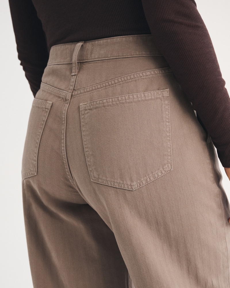 Curve Love High Rise Wide Leg Trouser Jean - thumbnail 6