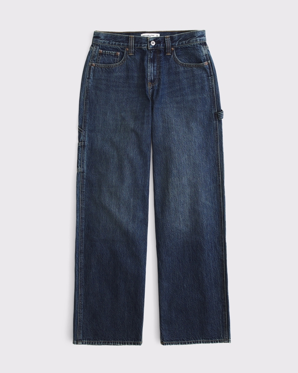 Abercrombie & Fitch Curve Love Low Rise Ultra Loose Jean