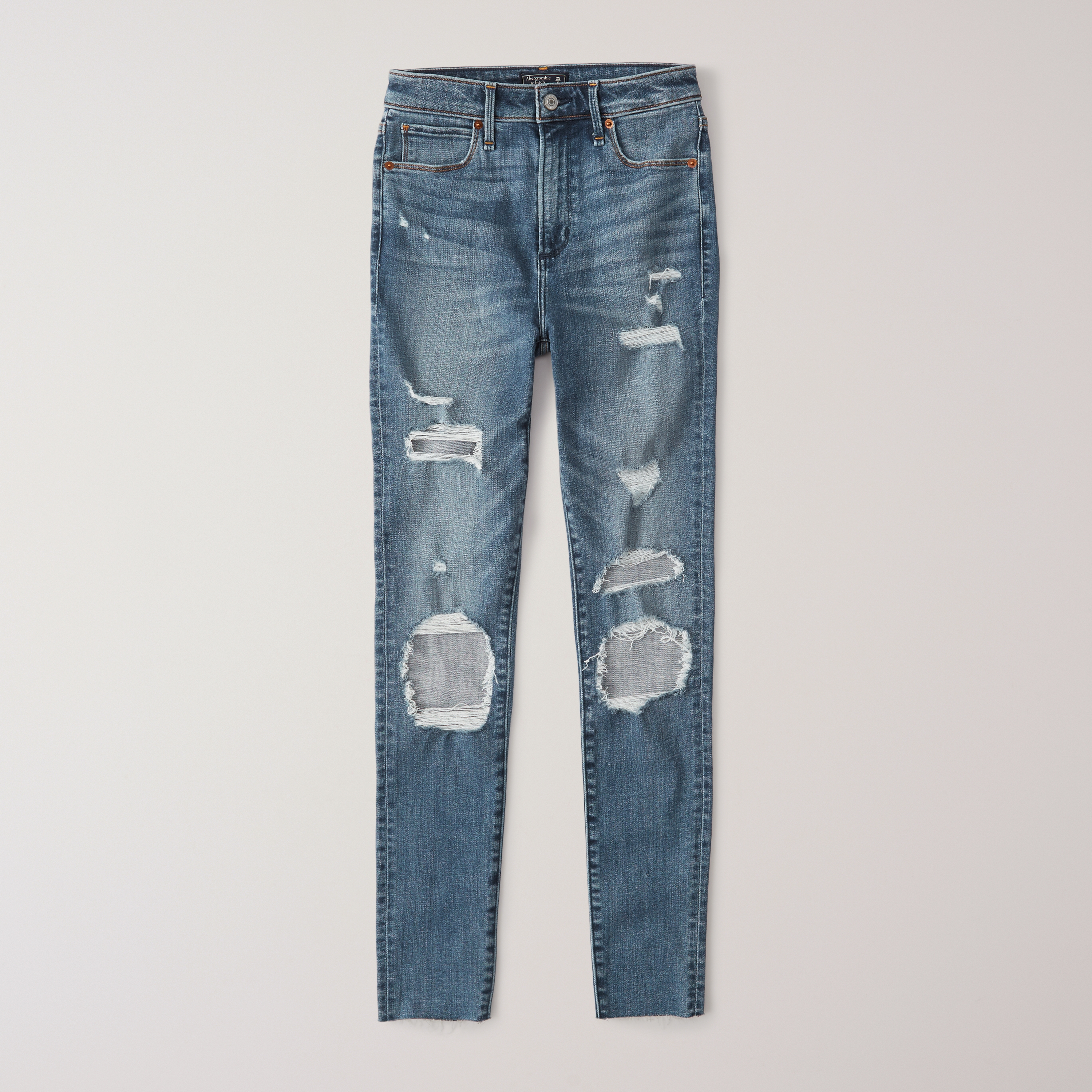 black ripped jeans abercrombie