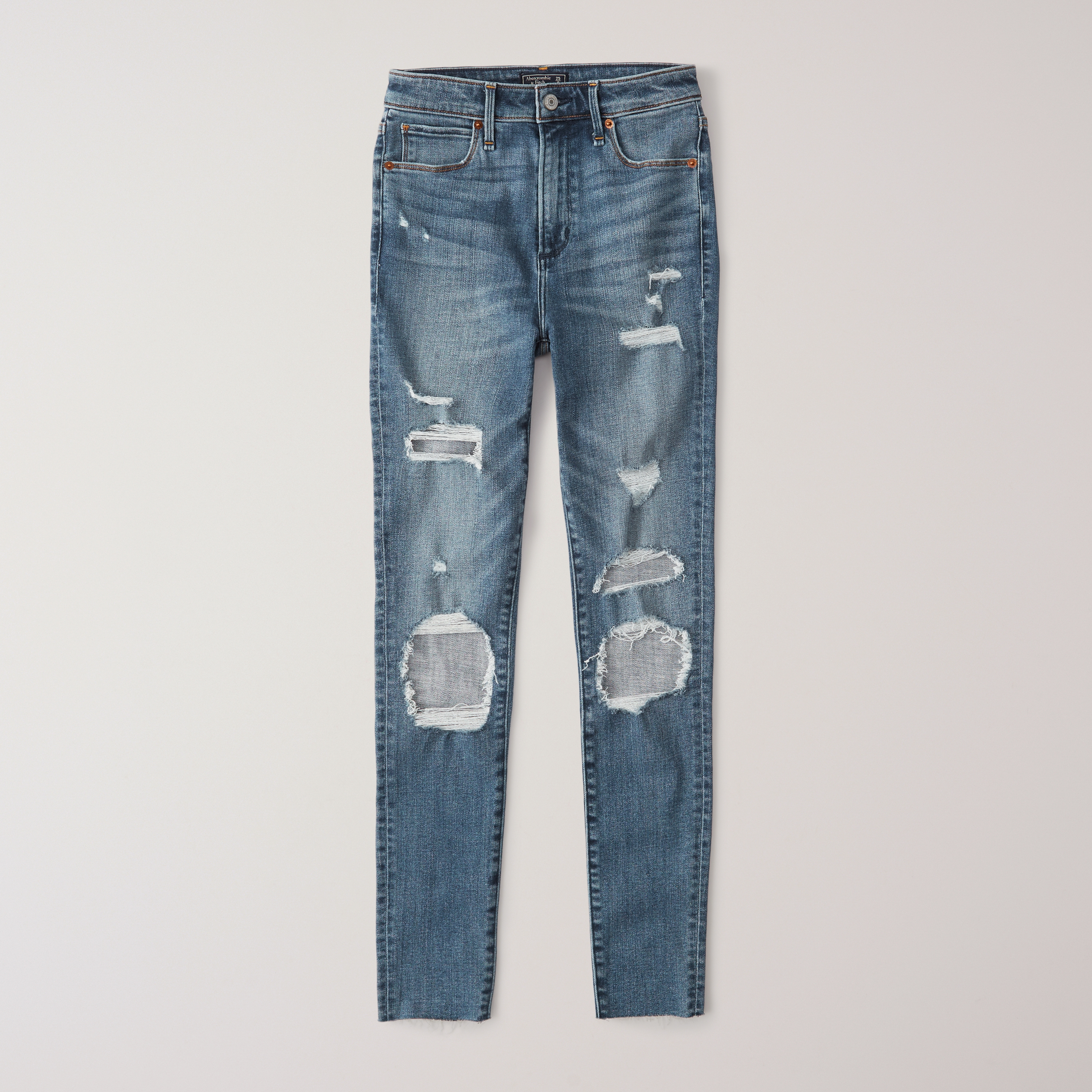 abercrombie ripped skinny jeans