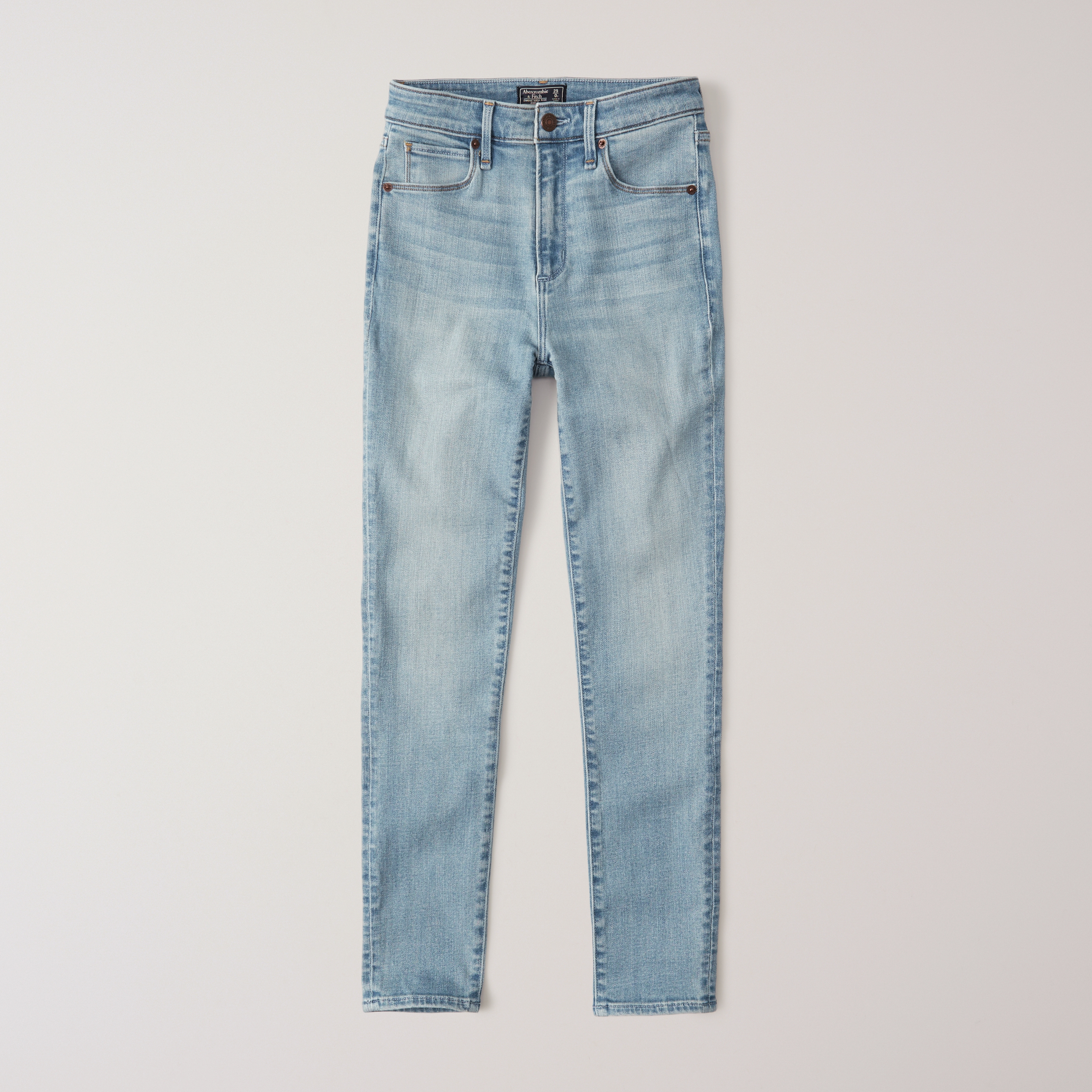 abercrombie and fitch high rise super skinny jeans