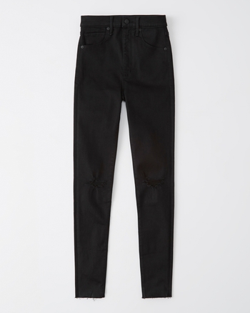 Black ripped jeans abercrombie online