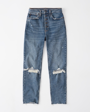 ultra high rise mom jeans