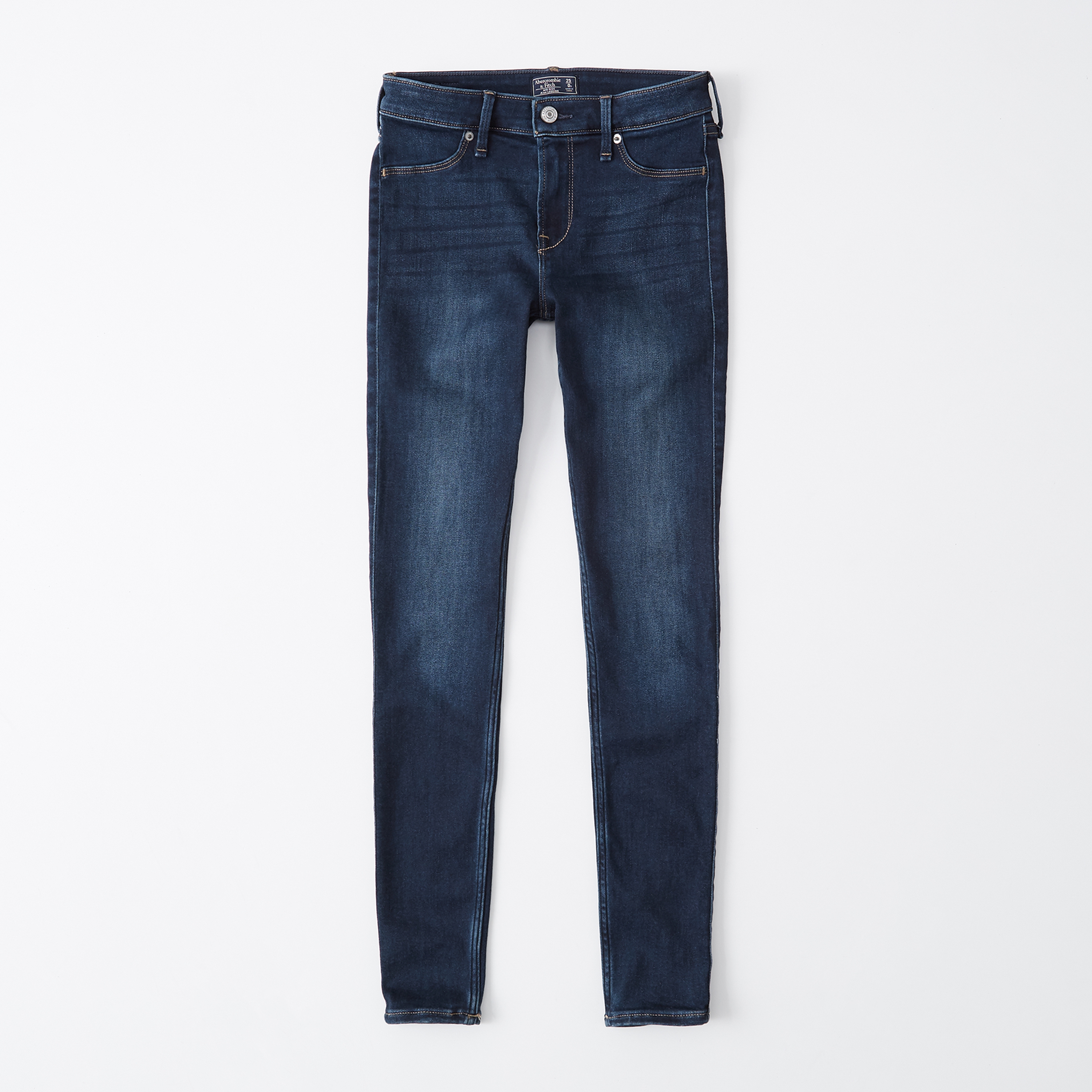 a&f mid rise jeans