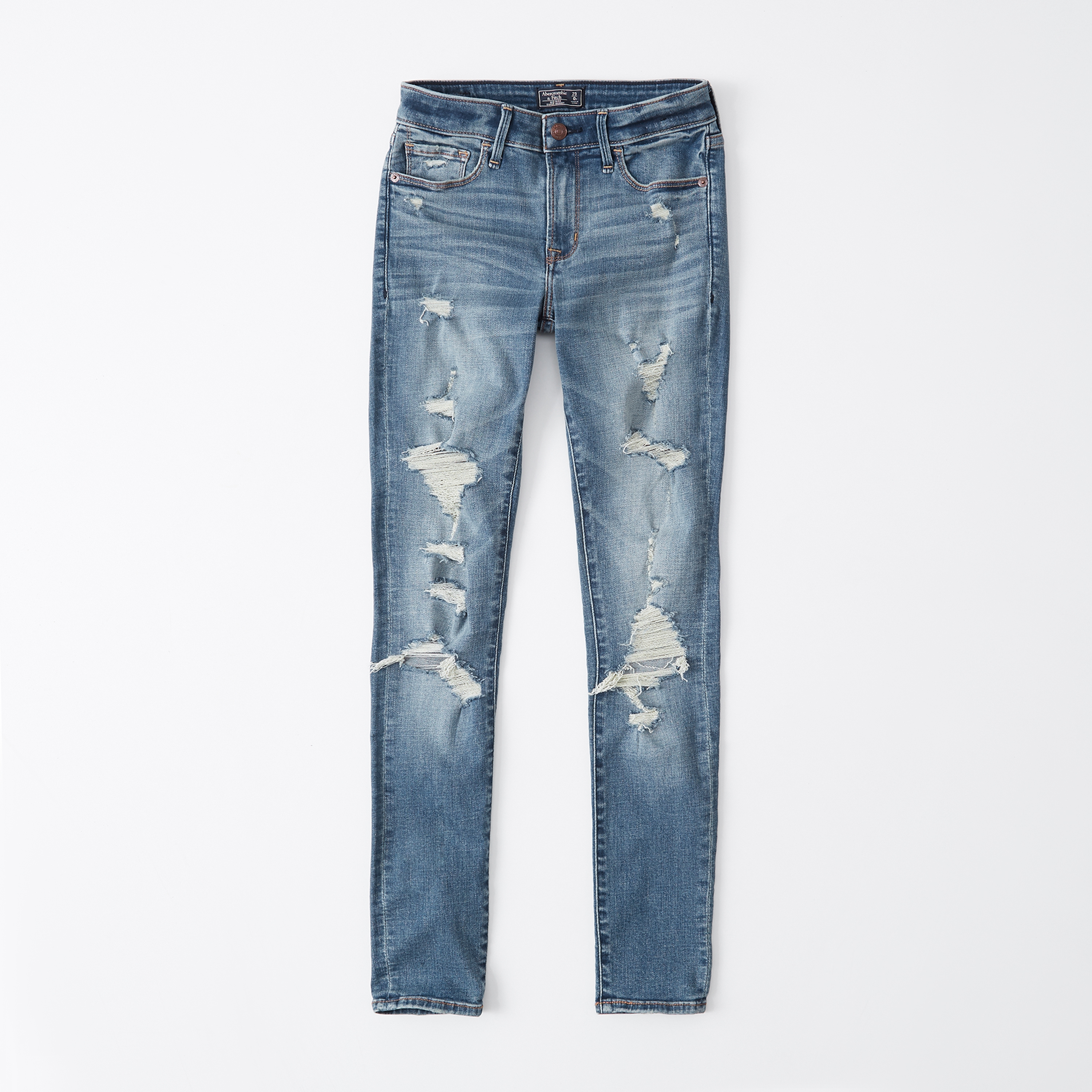 abercrombie low rise super skinny jeans