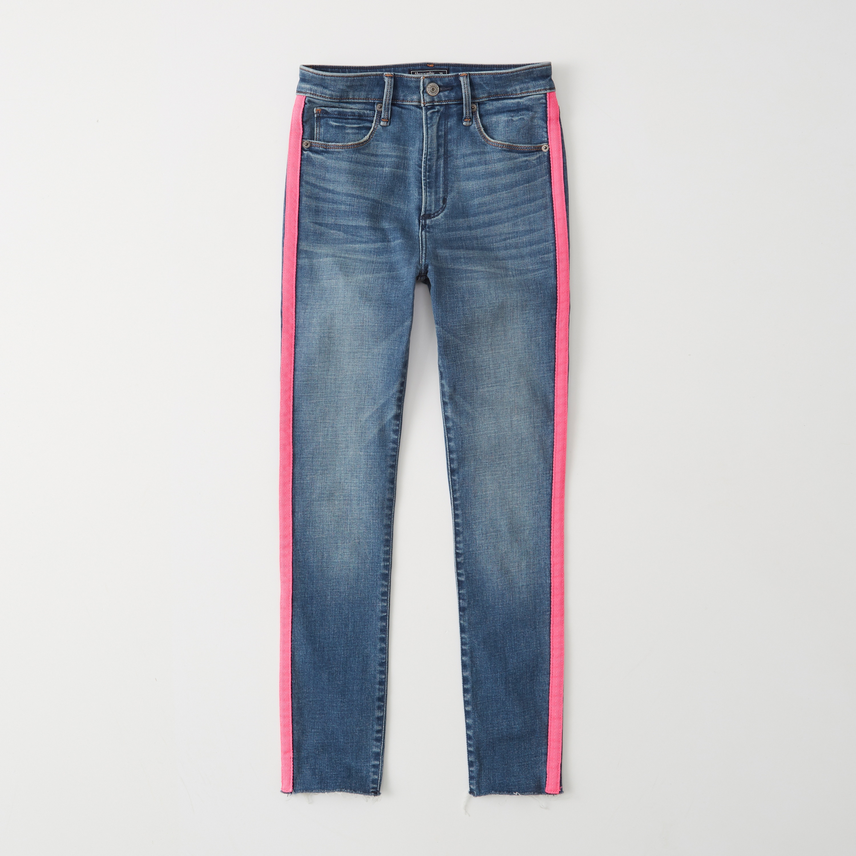 abercrombie side stripe jeans