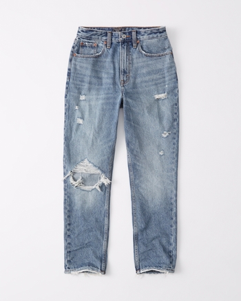 Women's Curve Love High Rise Mom Jeans Women's Clearance