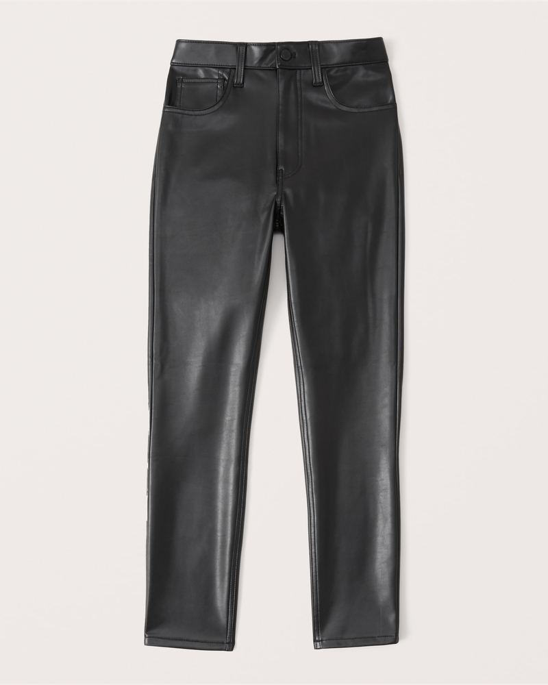abercrombie vegan leather pants