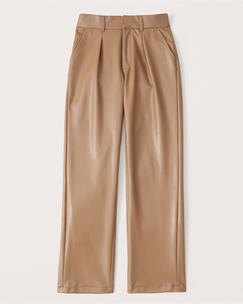abercrombie vegan leather pants