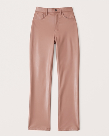 abercrombie vegan leather pants