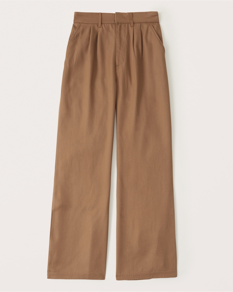 Women's Tailored Wide-Leg Pants | Women's Clearance | Abercrombie.com