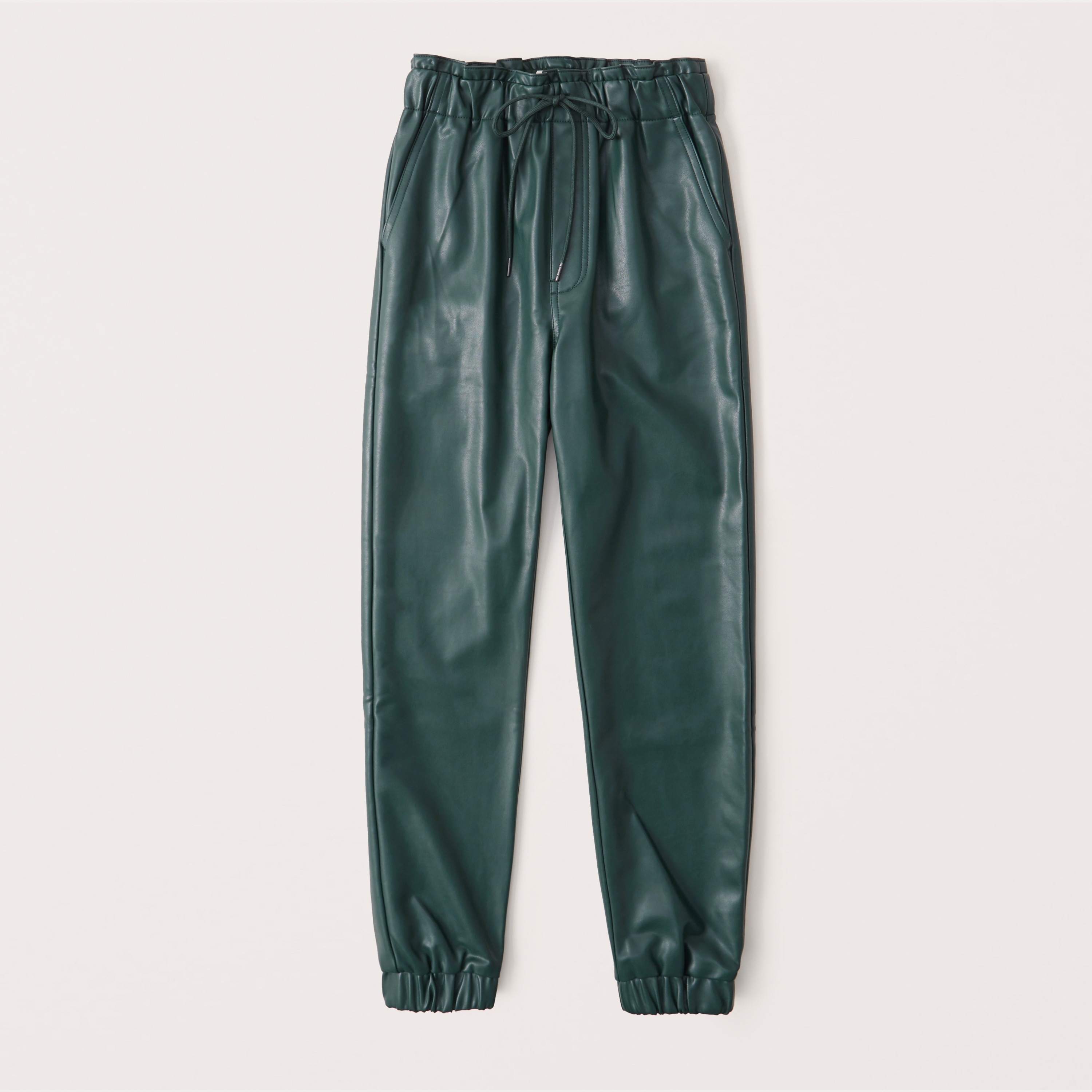 abercrombie leather joggers