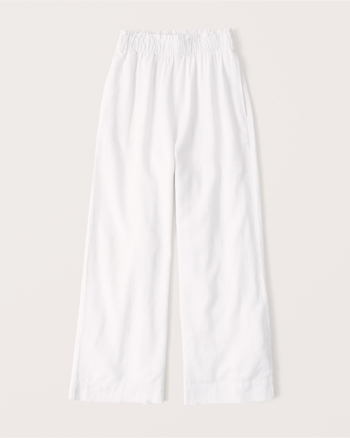 linen drawstring shorts