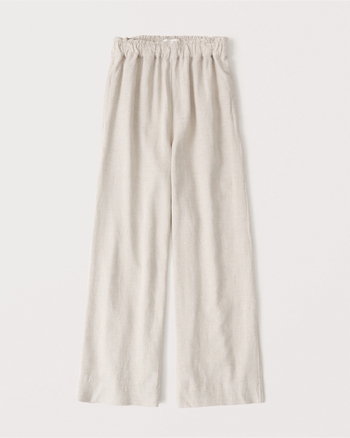 linen drawstring shorts