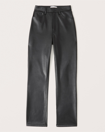 abercrombie vegan leather pants