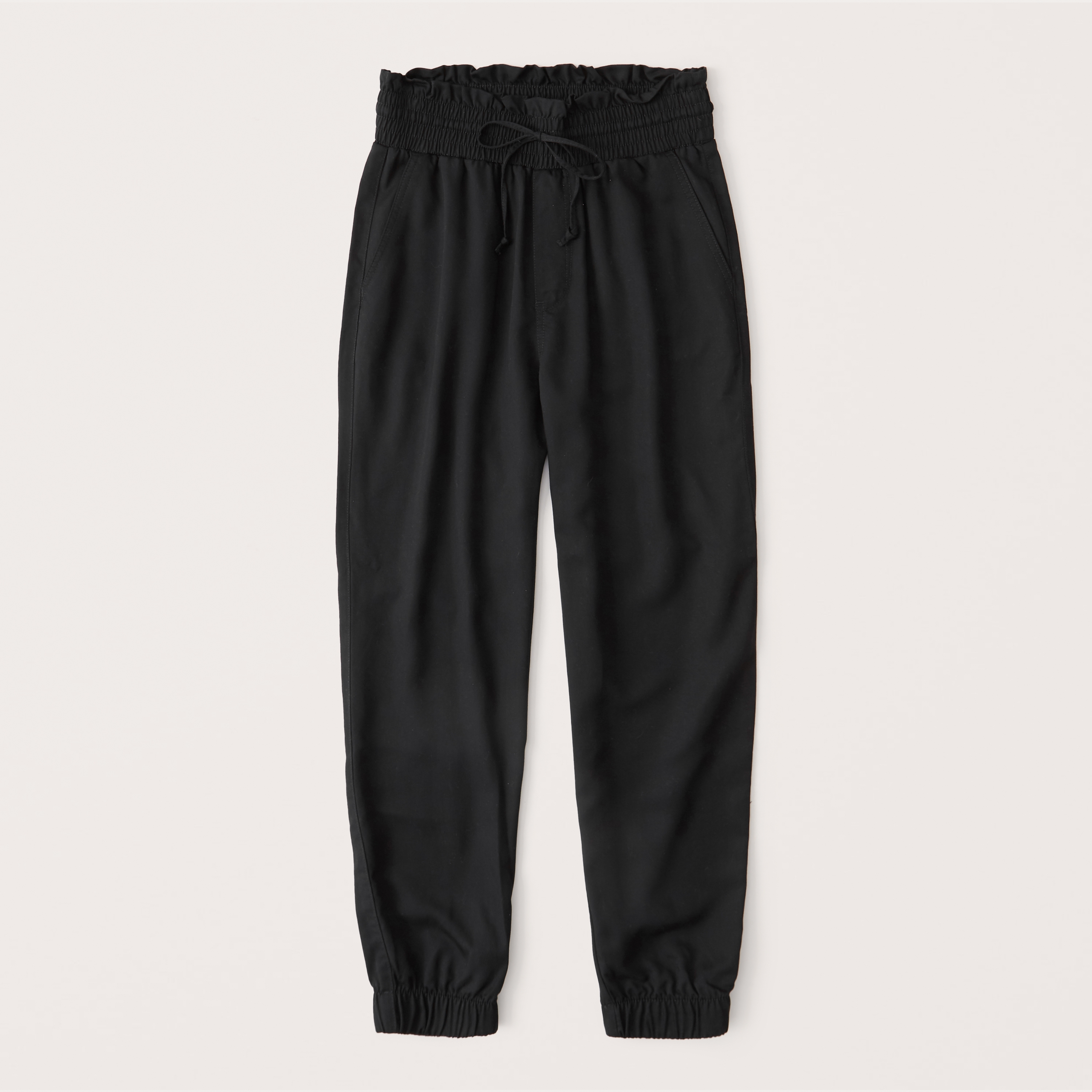 abercrombie ruffle waist joggers