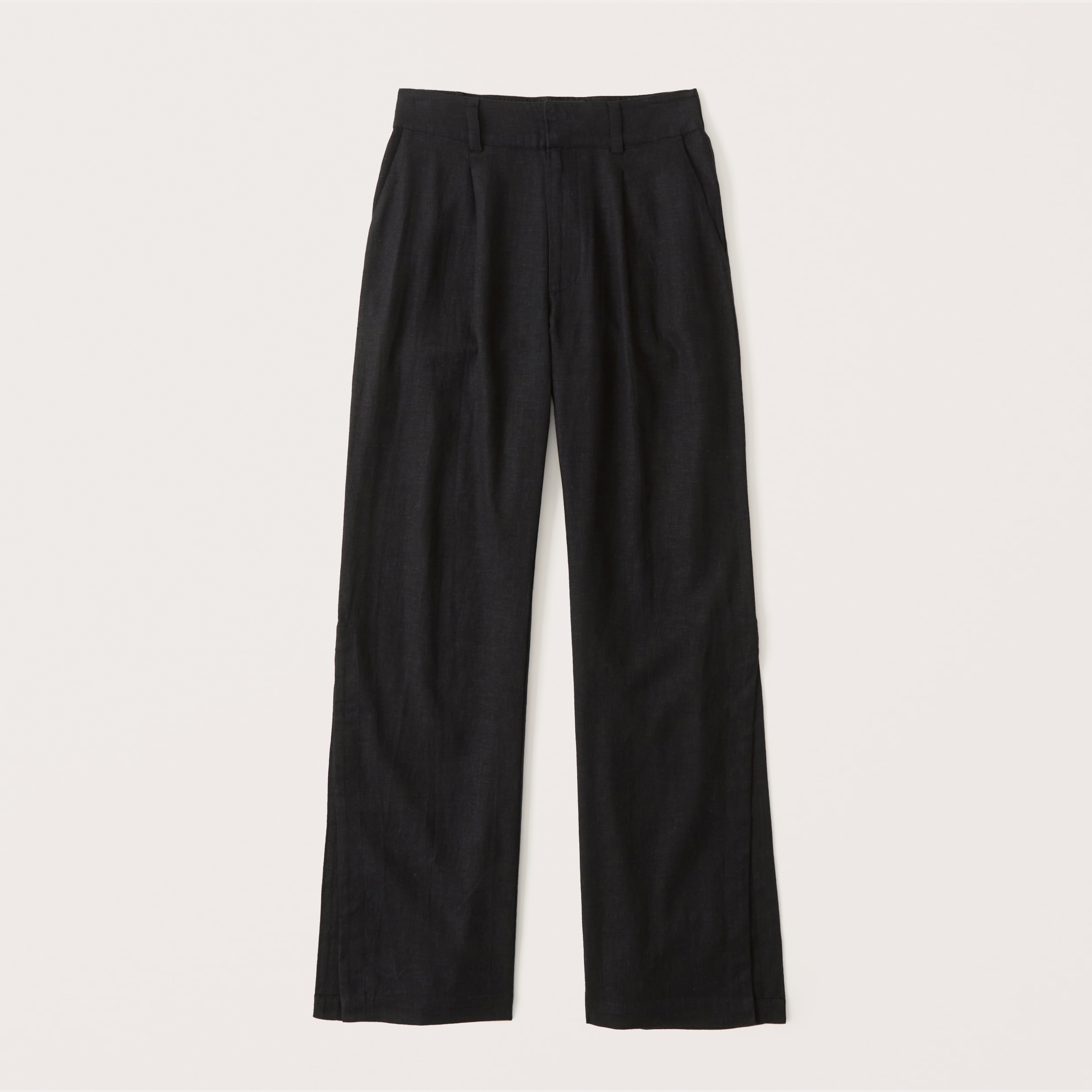 wide leg pants with side slits