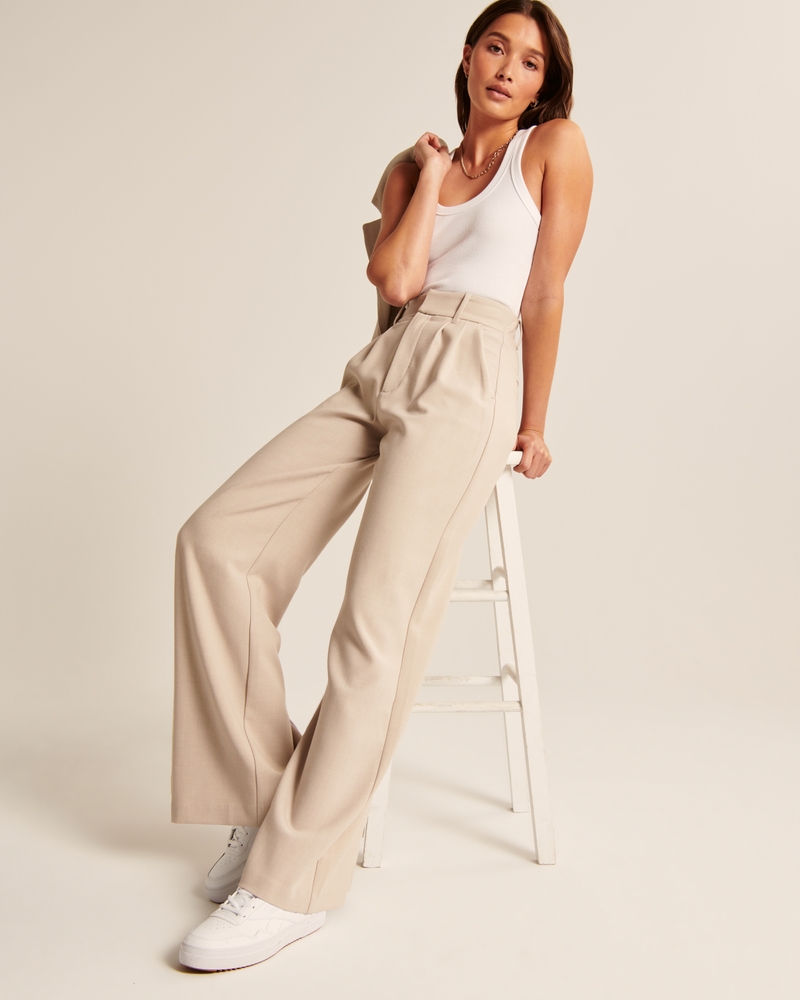 Tailored Wide Leg Pant
