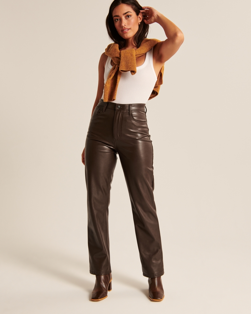 Best leather trousers: Real and faux leather trousers