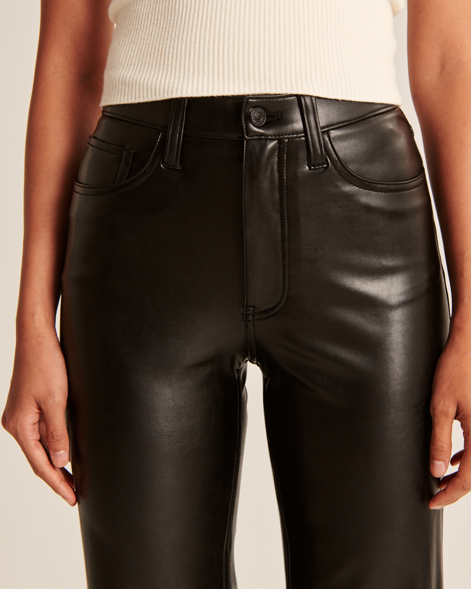 Vegan Leather 90s Relaxed Pant