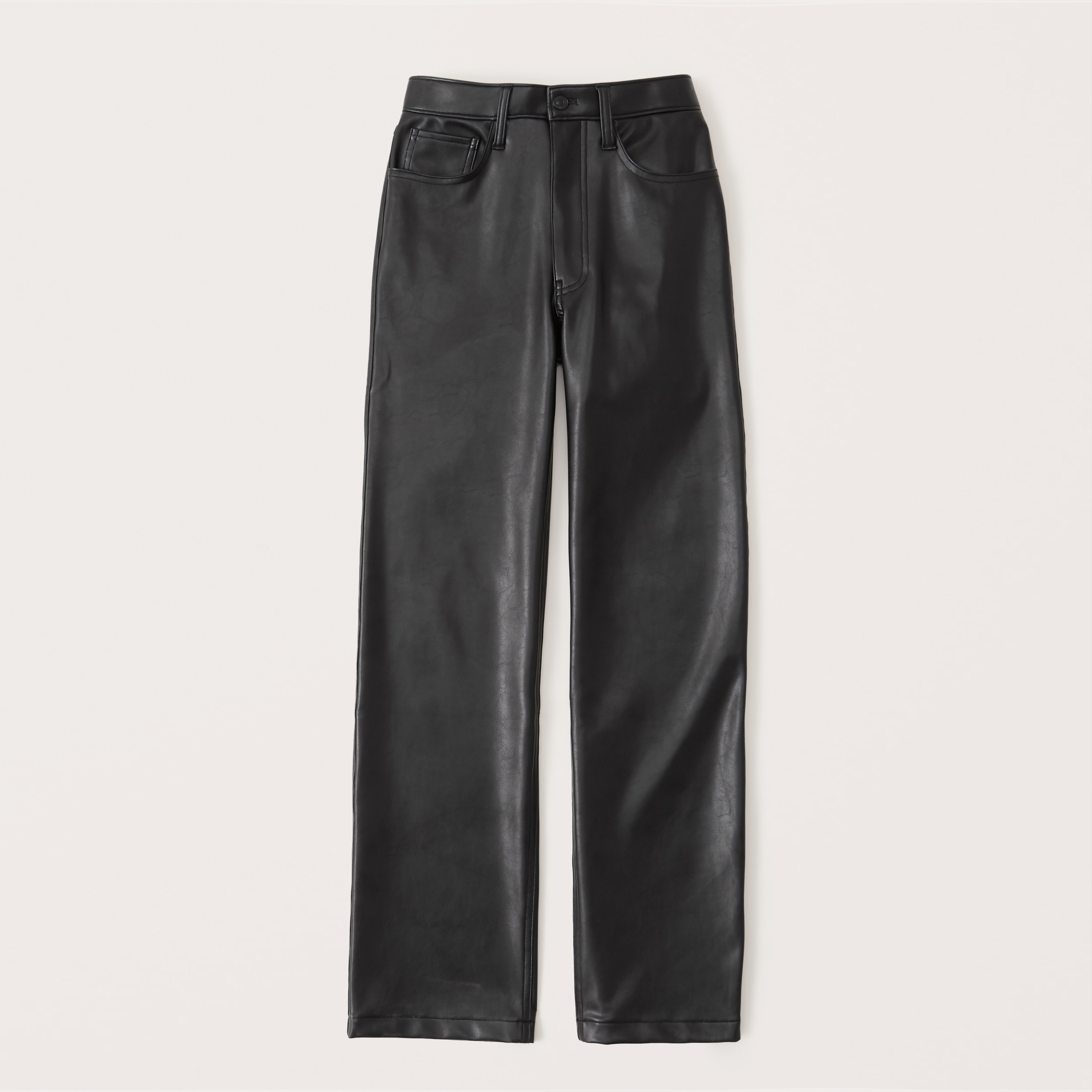 Vegan Leather 90s Straight Pant curated on LTK